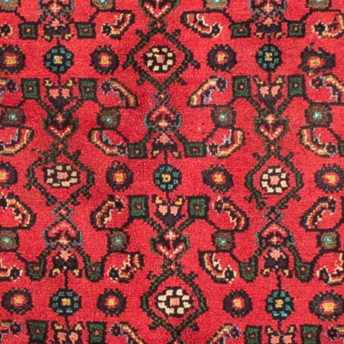Alfombra persa - Nómada - 199 x 150 cm - rojo oscuro