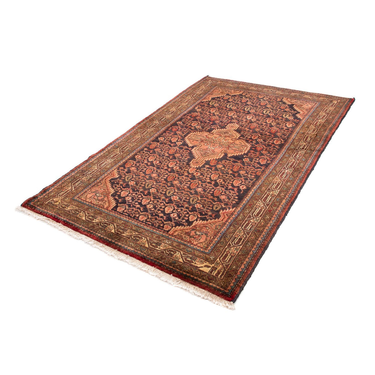 Alfombra persa - Nómada - 207 x 128 cm - marrón