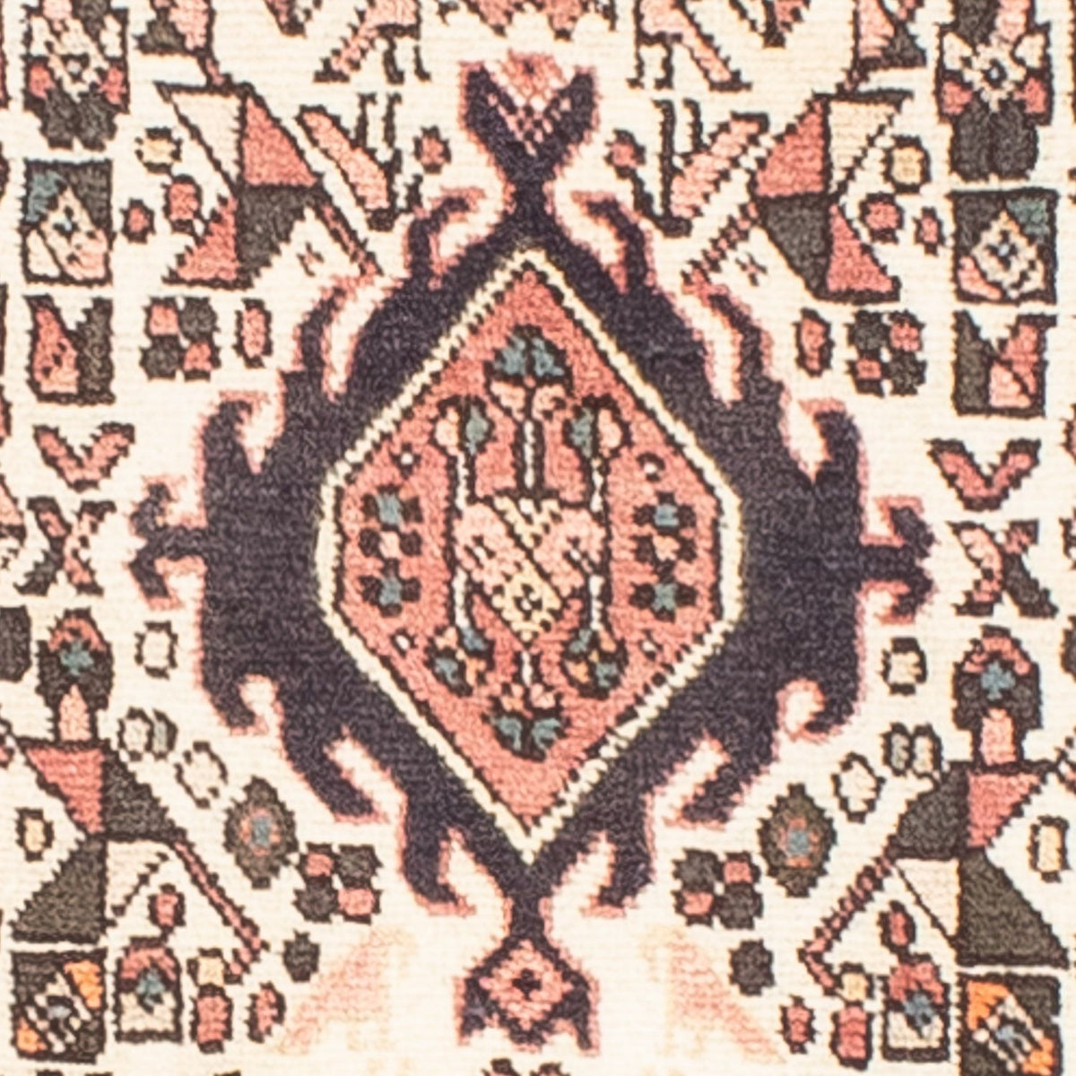 Alfombra de pasillo Alfombra persa - Nómada - 389 x 70 cm - beige