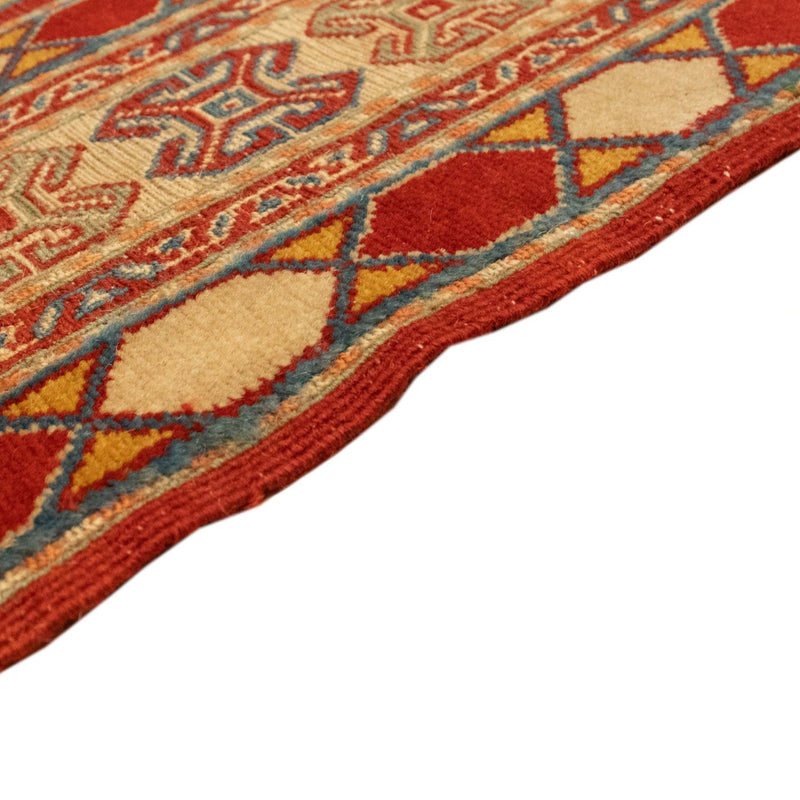 Alfombra Kelim - Oriental - 226 x 180 cm - rojo oscuro