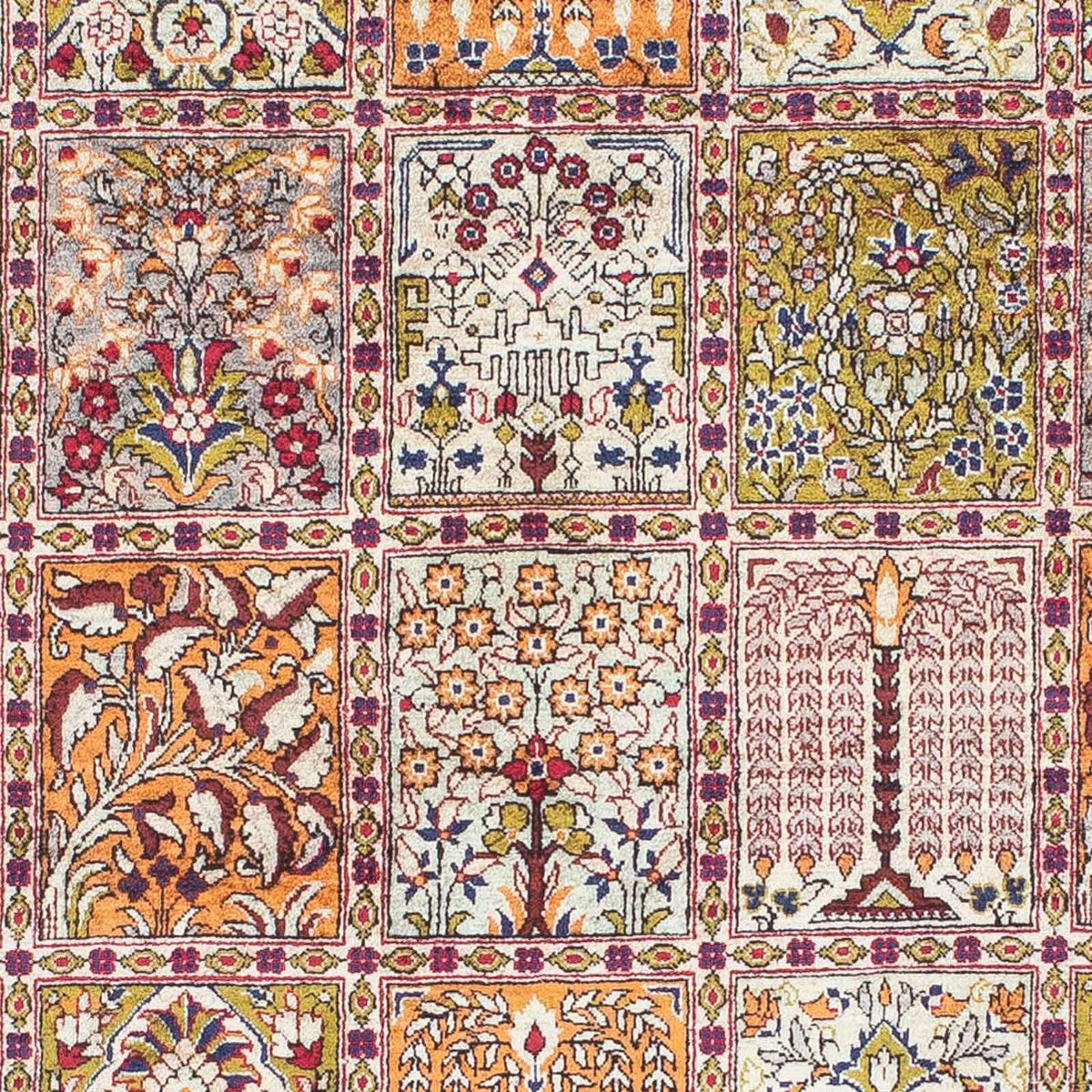 Alfombra persa - Ghom - 150 x 97 cm - multicolor