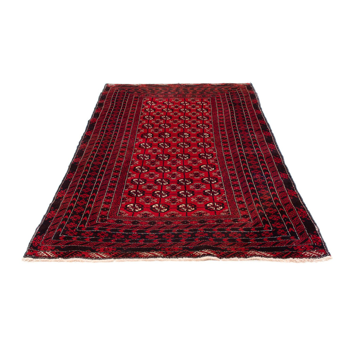 Alfombra Belutsch - 186 x 119 cm - rojo oscuro