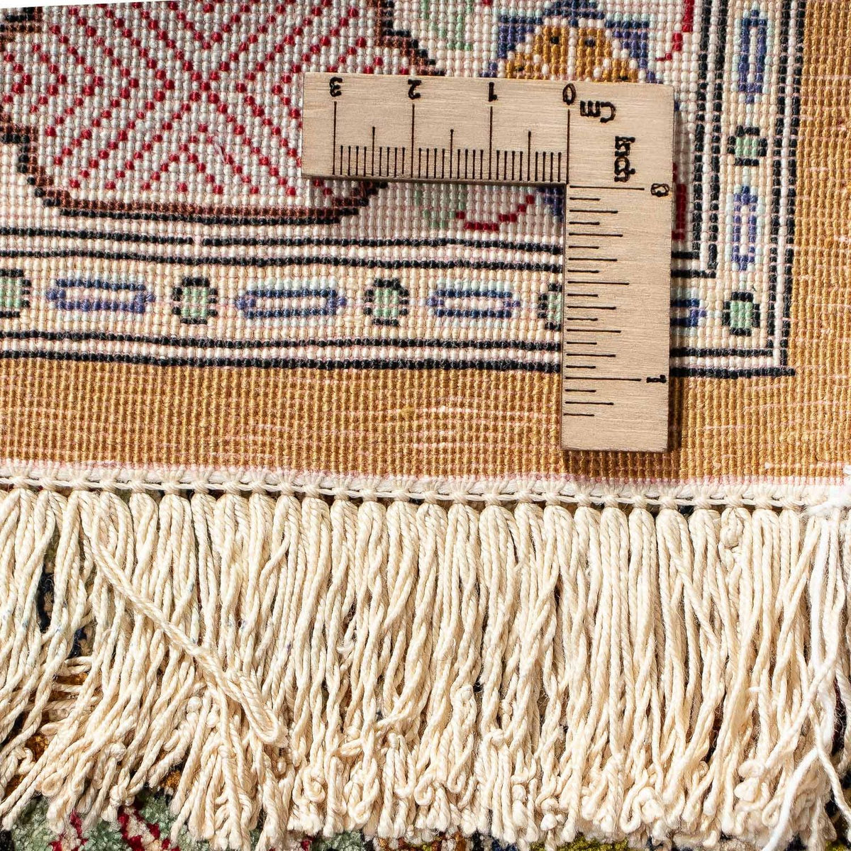 Alfombra persa - Ghom - 75 x 54 cm - multicolor