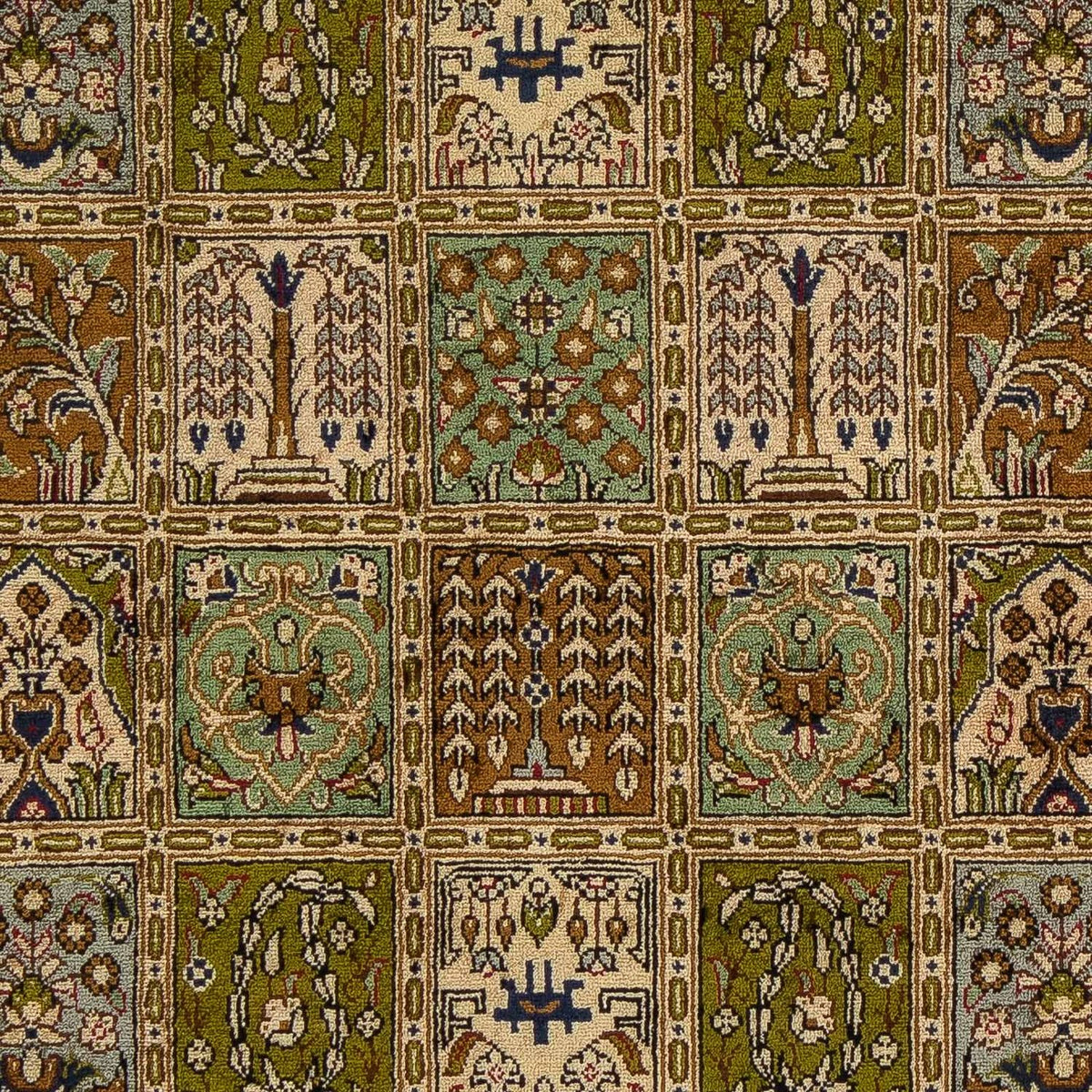 Alfombra persa - Ghom - 73 x 54 cm - multicolor
