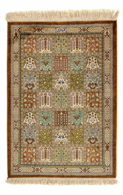 Qom Alfombra 55x77cm - Alfombra persa