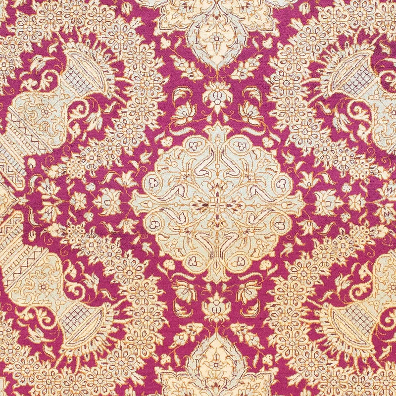 Alfombra persa - Ghom - 148 x 98 cm - púrpura