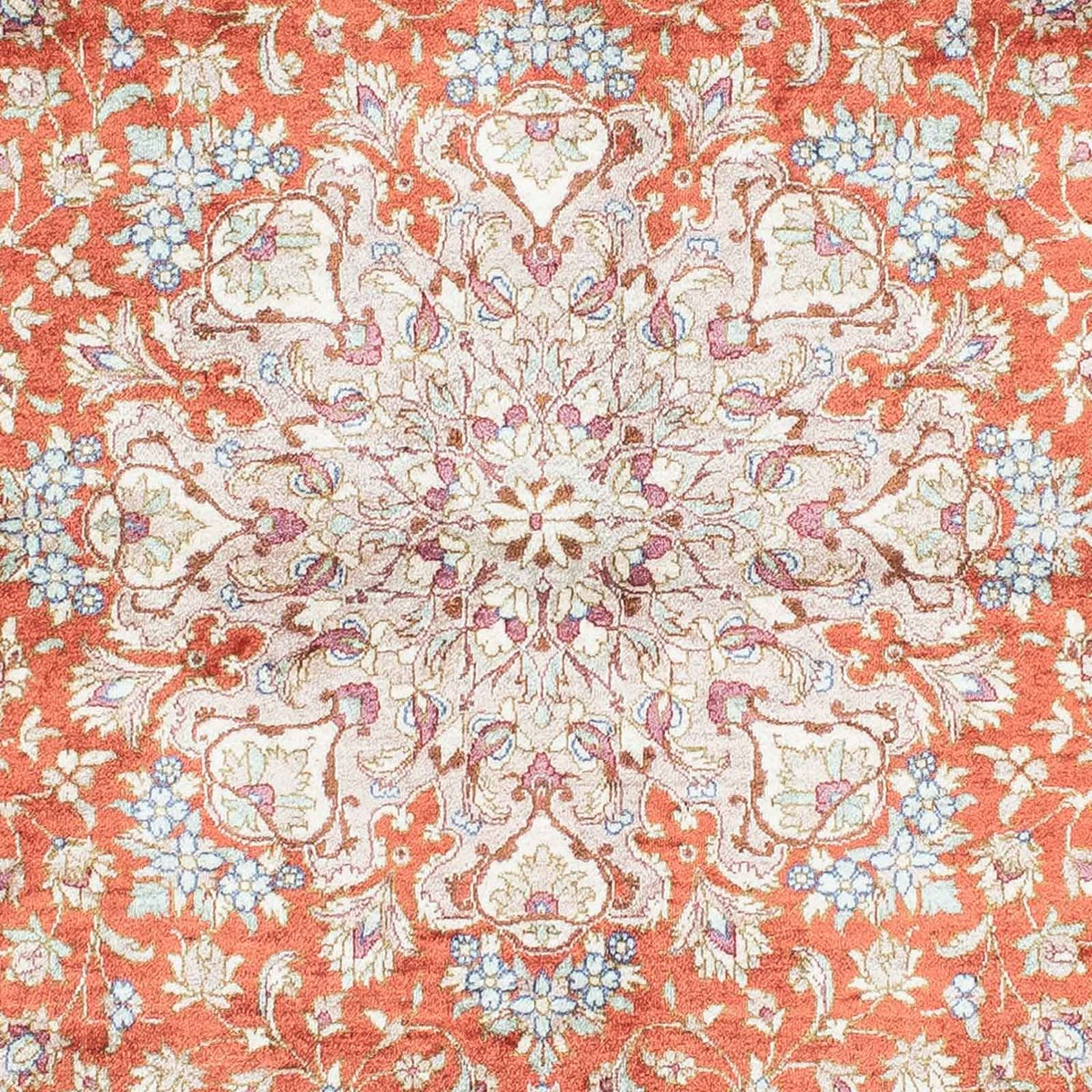Alfombra persa - Ghom - 149 x 100 cm - óxido