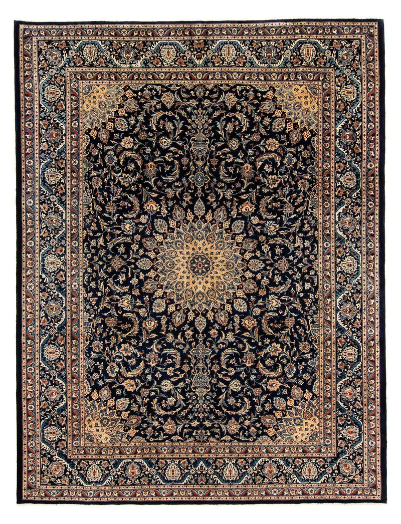 Alfombra persa - Clásica - 390 x 302 cm - azul oscuro