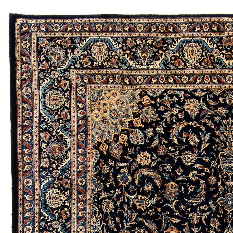 Alfombra persa - Clásica - 390 x 302 cm - azul oscuro
