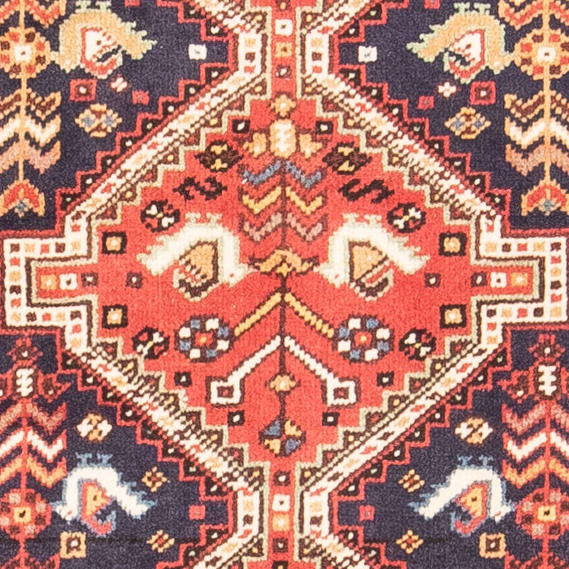 Alfombra de pasillo Alfombra persa - Nómada - 240 x 117 cm - rojo claro