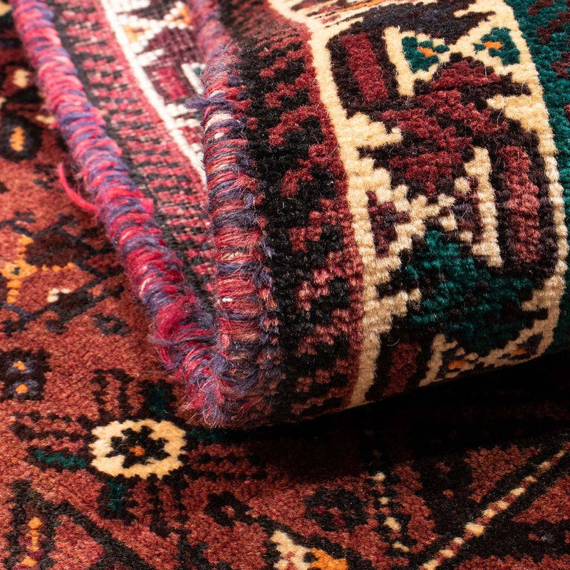 Alfombra persa - Nómada - 147 x 107 cm - marrón oscuro