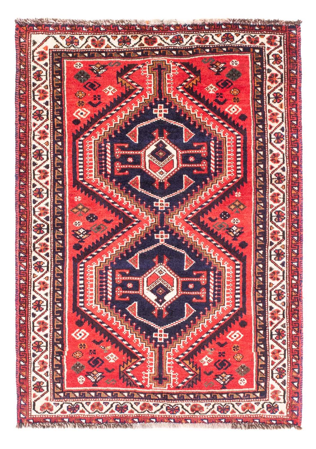 Alfombra persa - Nómada - 152 x 105 cm - rojo