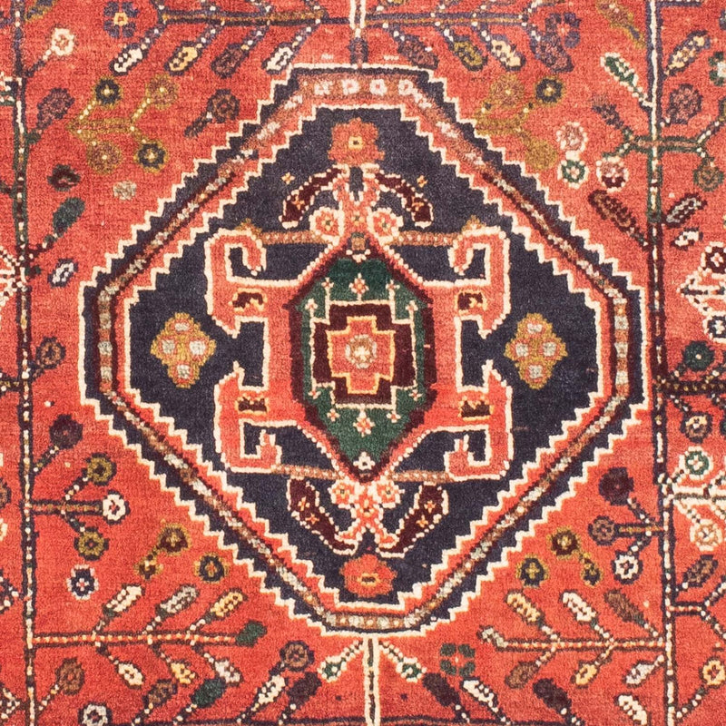 Alfombra persa - Nómada - 136 x 92 cm - rojo oscuro