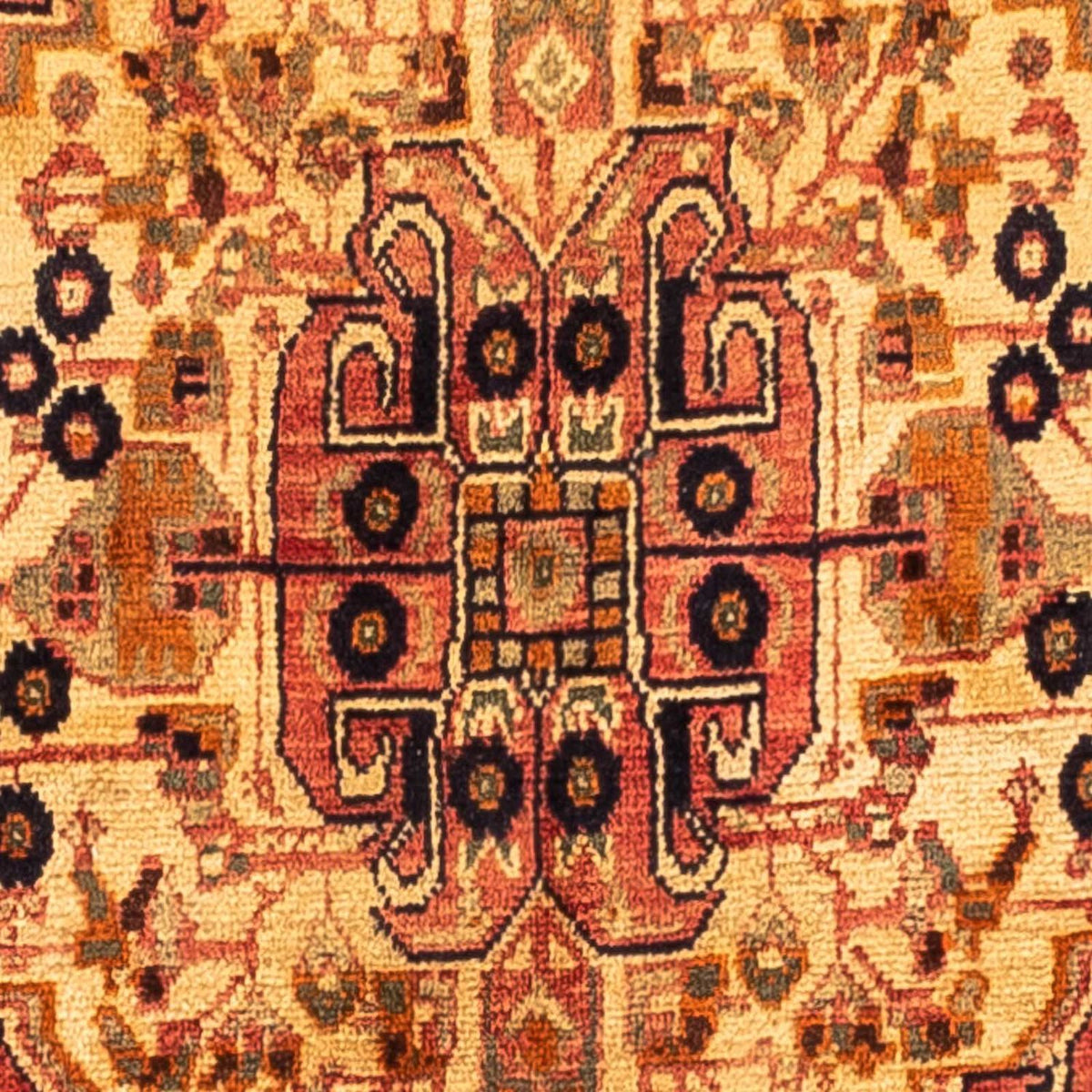 Alfombra persa - Nómada - 260 x 161 cm - rojo claro