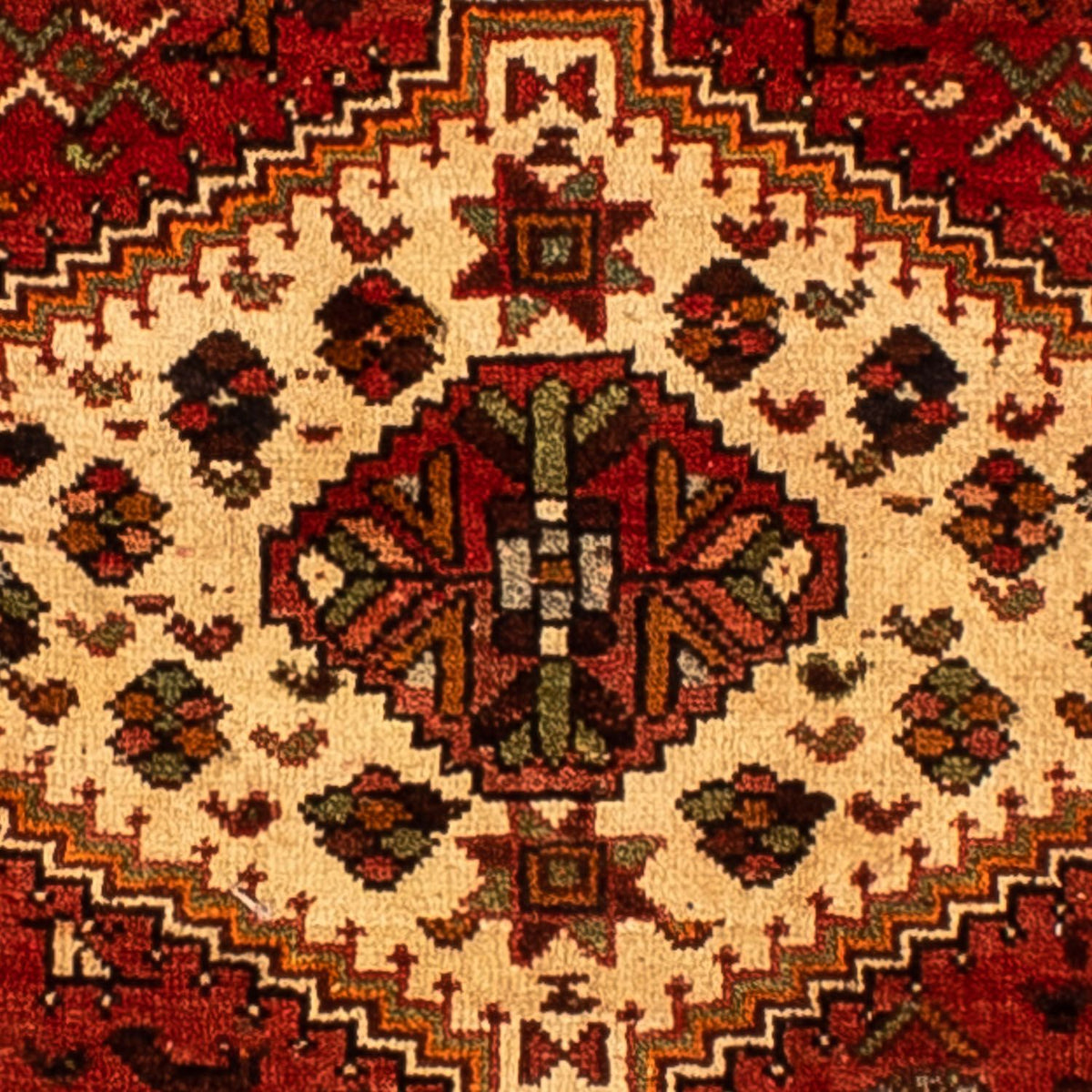 Alfombra persa - Nómada - 313 x 213 cm - rojo oscuro