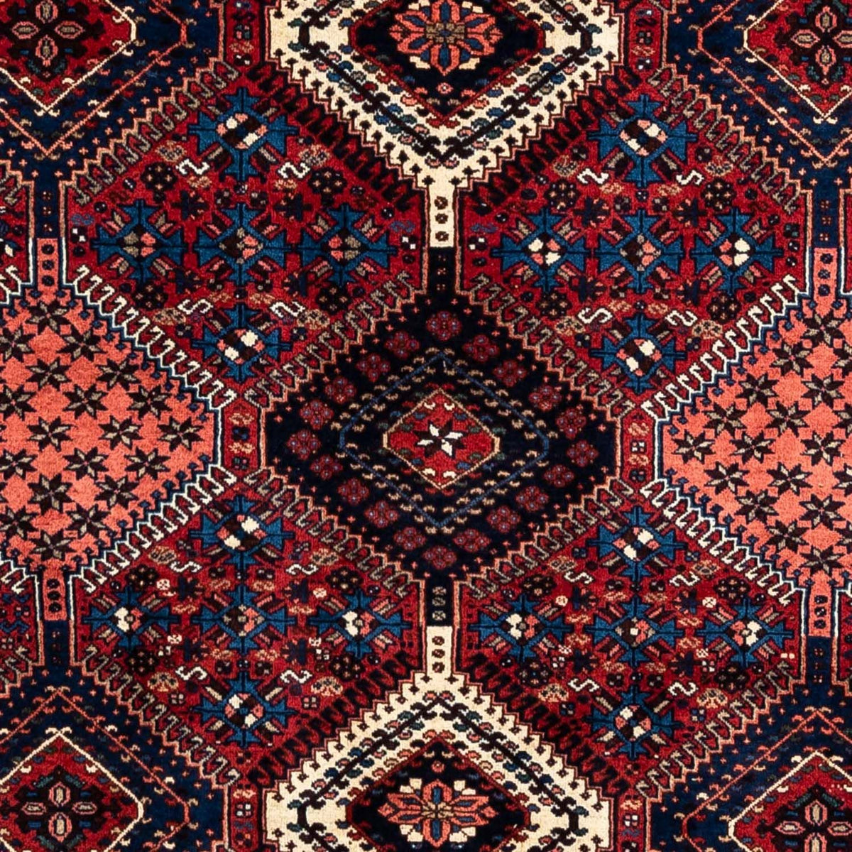 Alfombra persa - Nómada - 300 x 202 cm - rojo oscuro