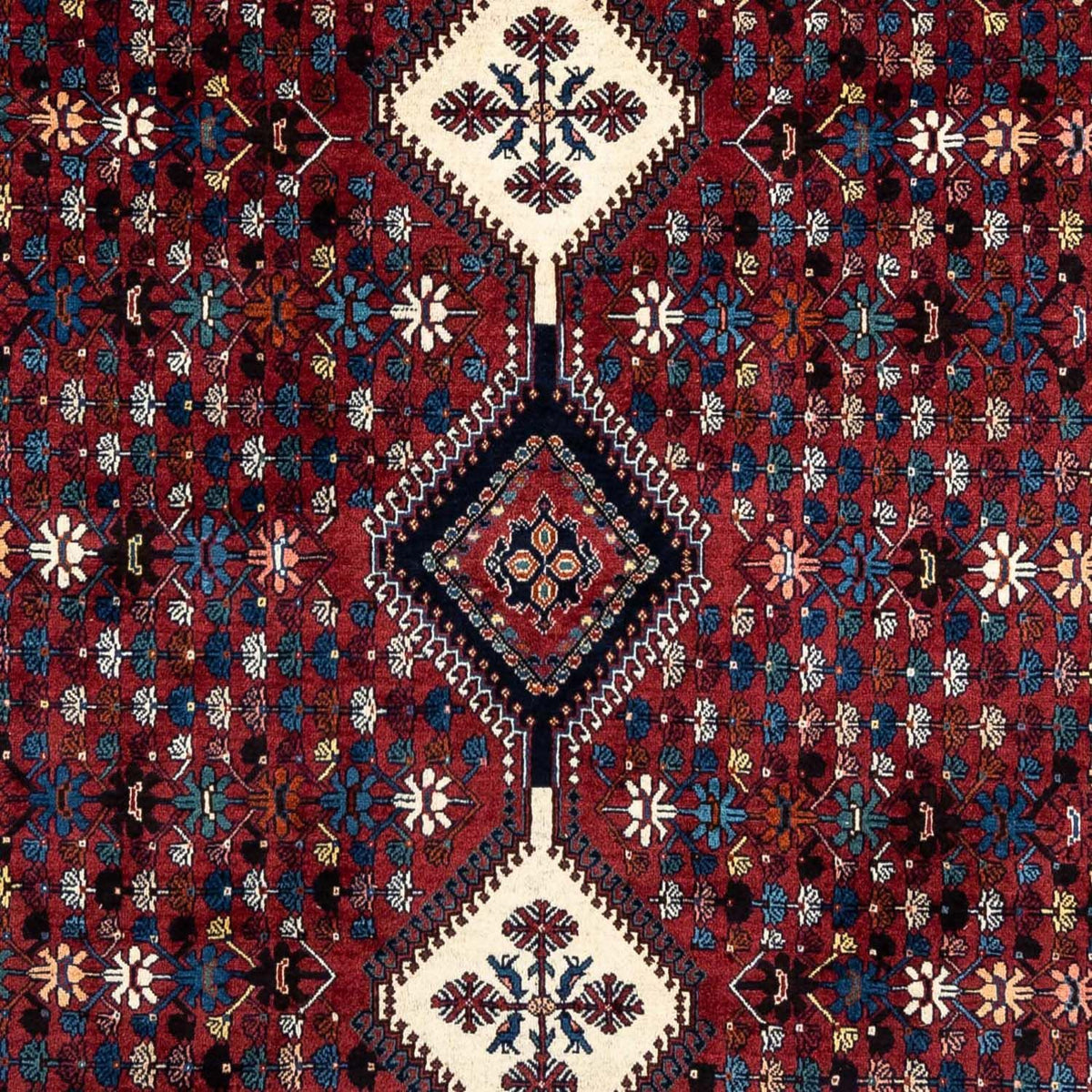 Alfombra persa - Nómada - 320 x 205 cm - rojo oscuro