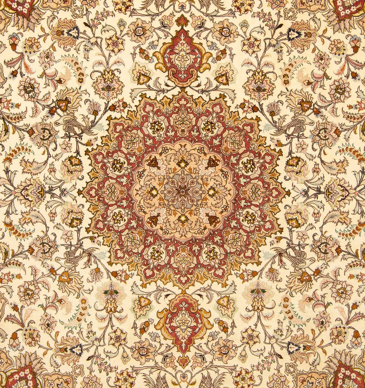 Alfombra Persa - Tabriz - Real - 250 x 198 cm - beige
