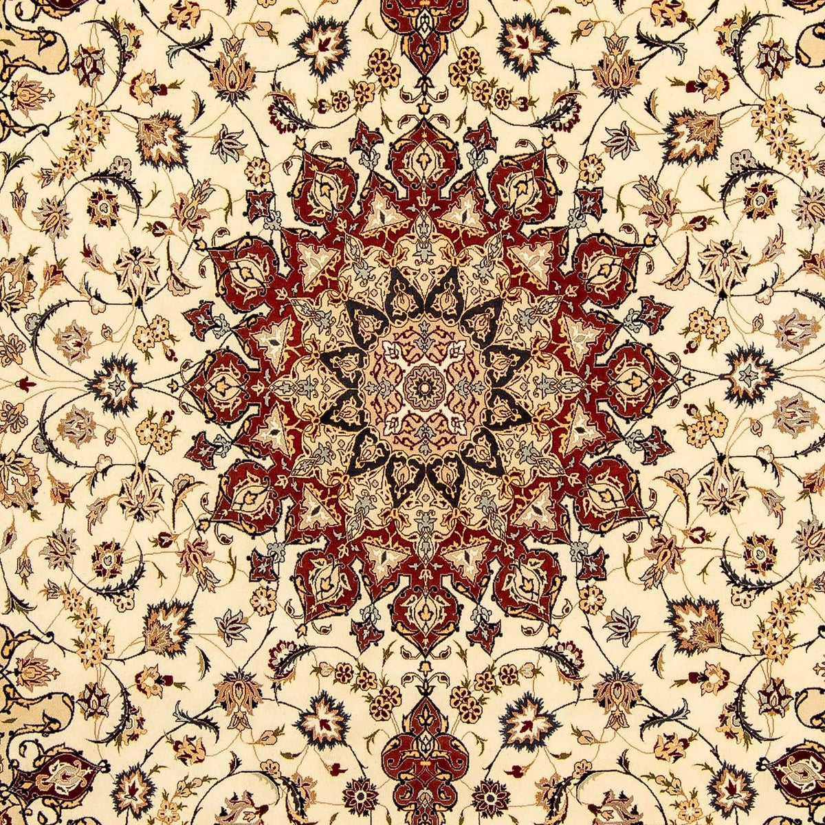 Alfombra Persa - Tabriz - Real - 372 x 251 cm - beige