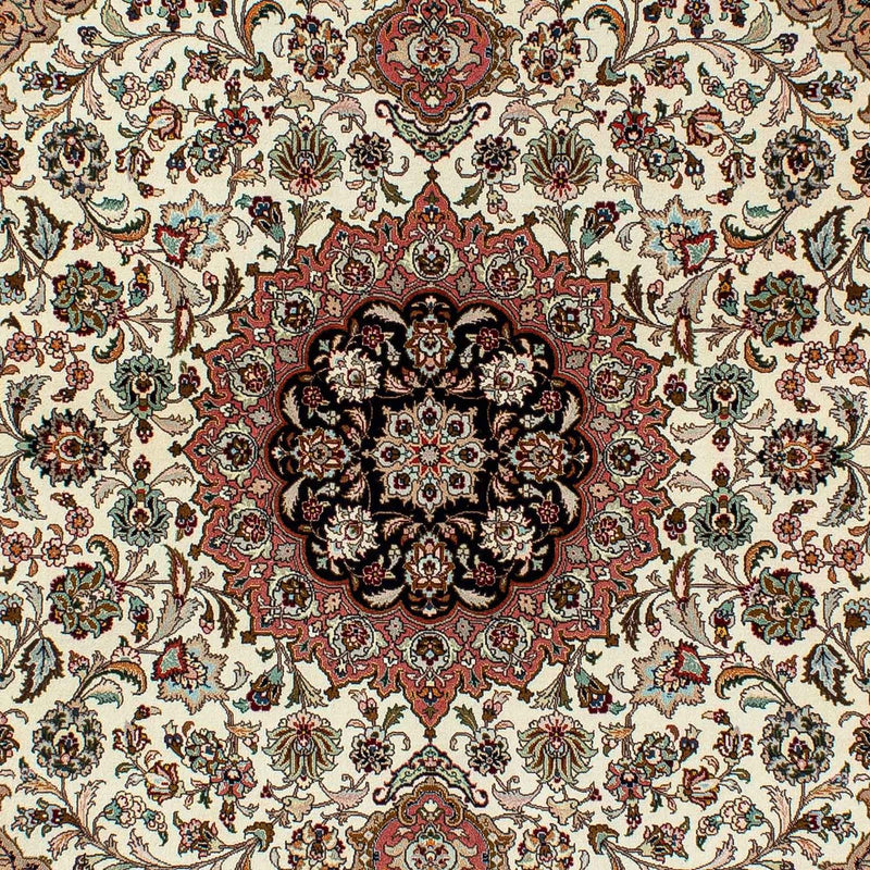 Alfombra Persa - Tabriz - Real - 204 x 154 cm - beige