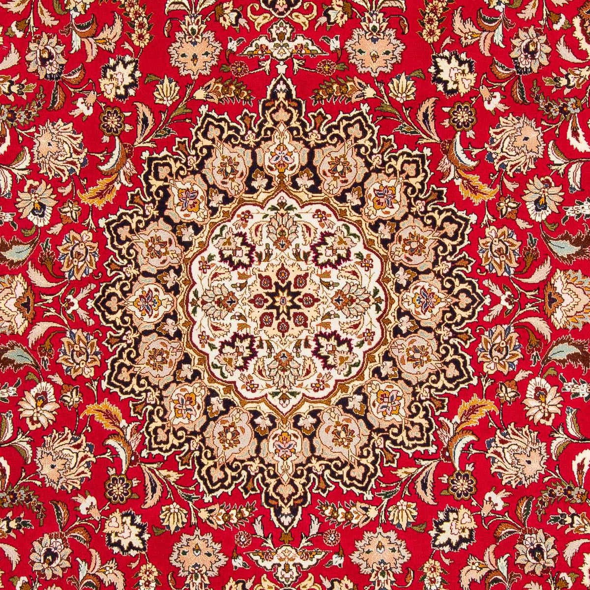 Alfombra Persa - Tabriz - Real - 303 x 205 cm - rojo
