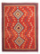 Alfombra Kelim - Oriental - 271 x 215 cm - rojo