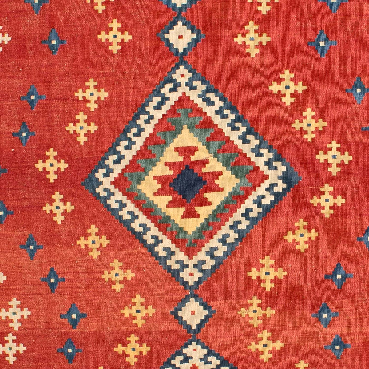 Alfombra Kelim - Oriental - 271 x 215 cm - rojo