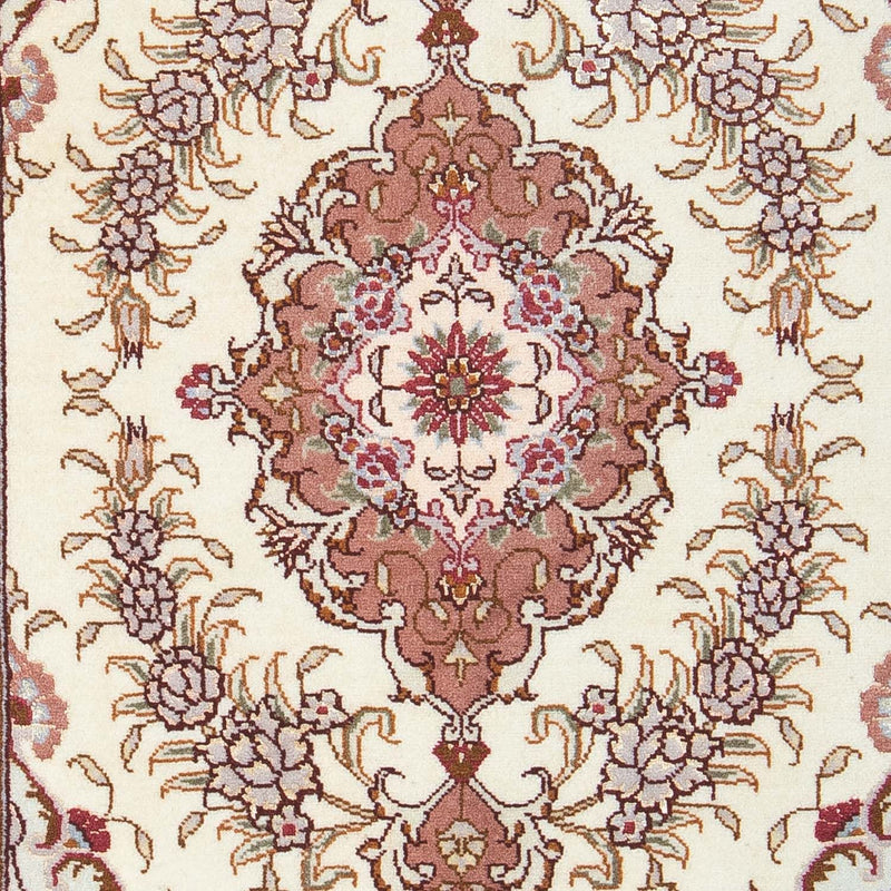 Alfombra Persa - Tabriz - Real - 92 x 60 cm - beige