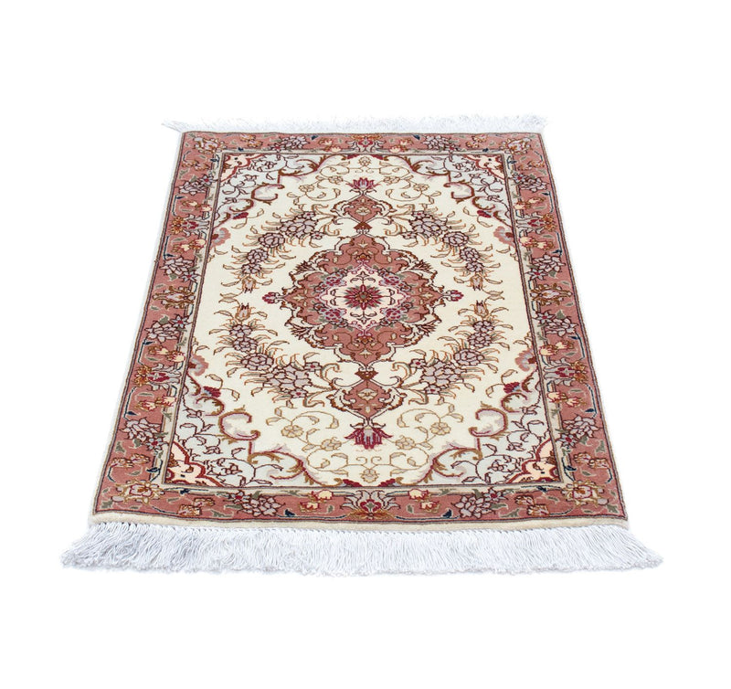 Alfombra Persa - Tabriz - Real - 92 x 60 cm - beige