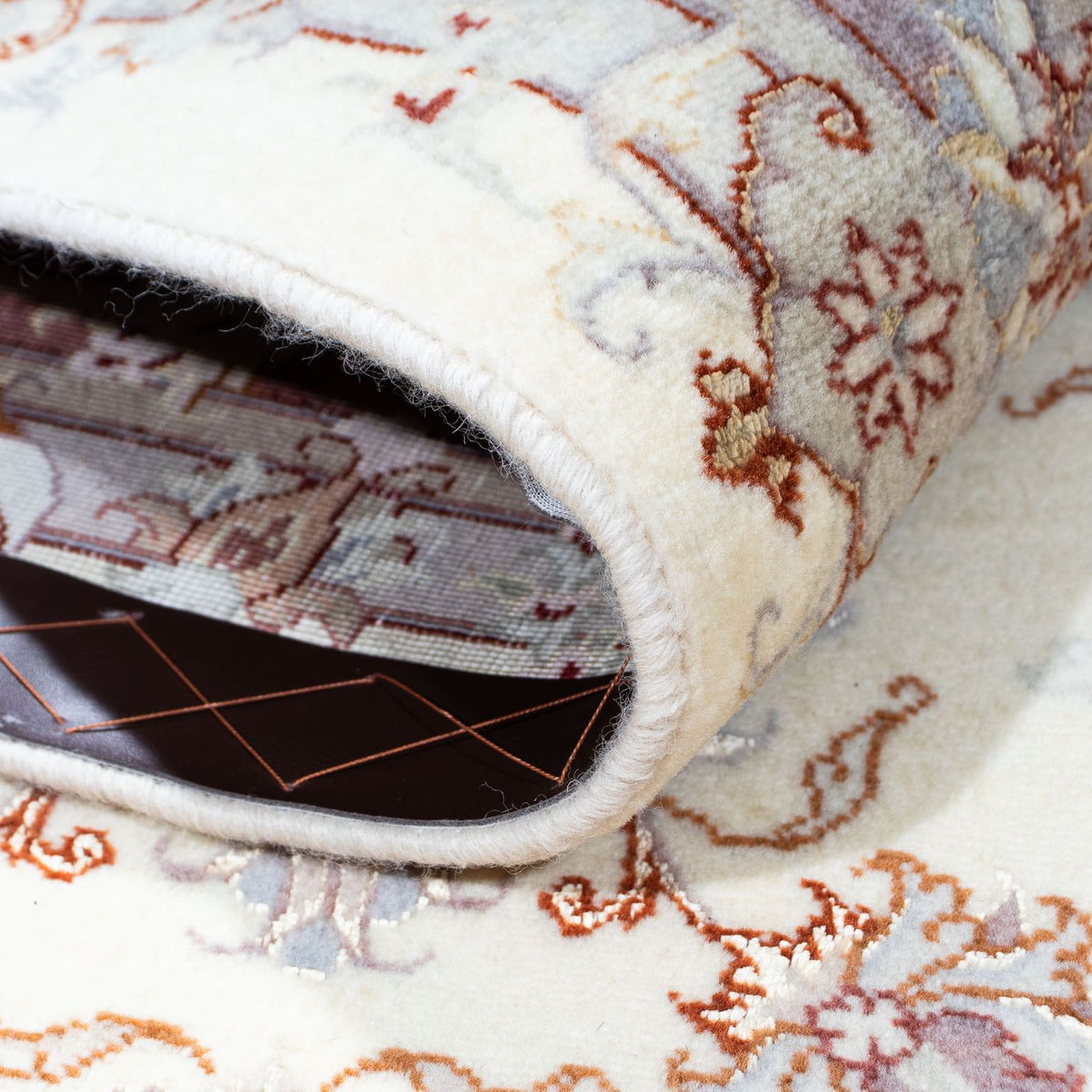 Alfombra Persa - Tabriz - Real - 236 x 169 cm - beige