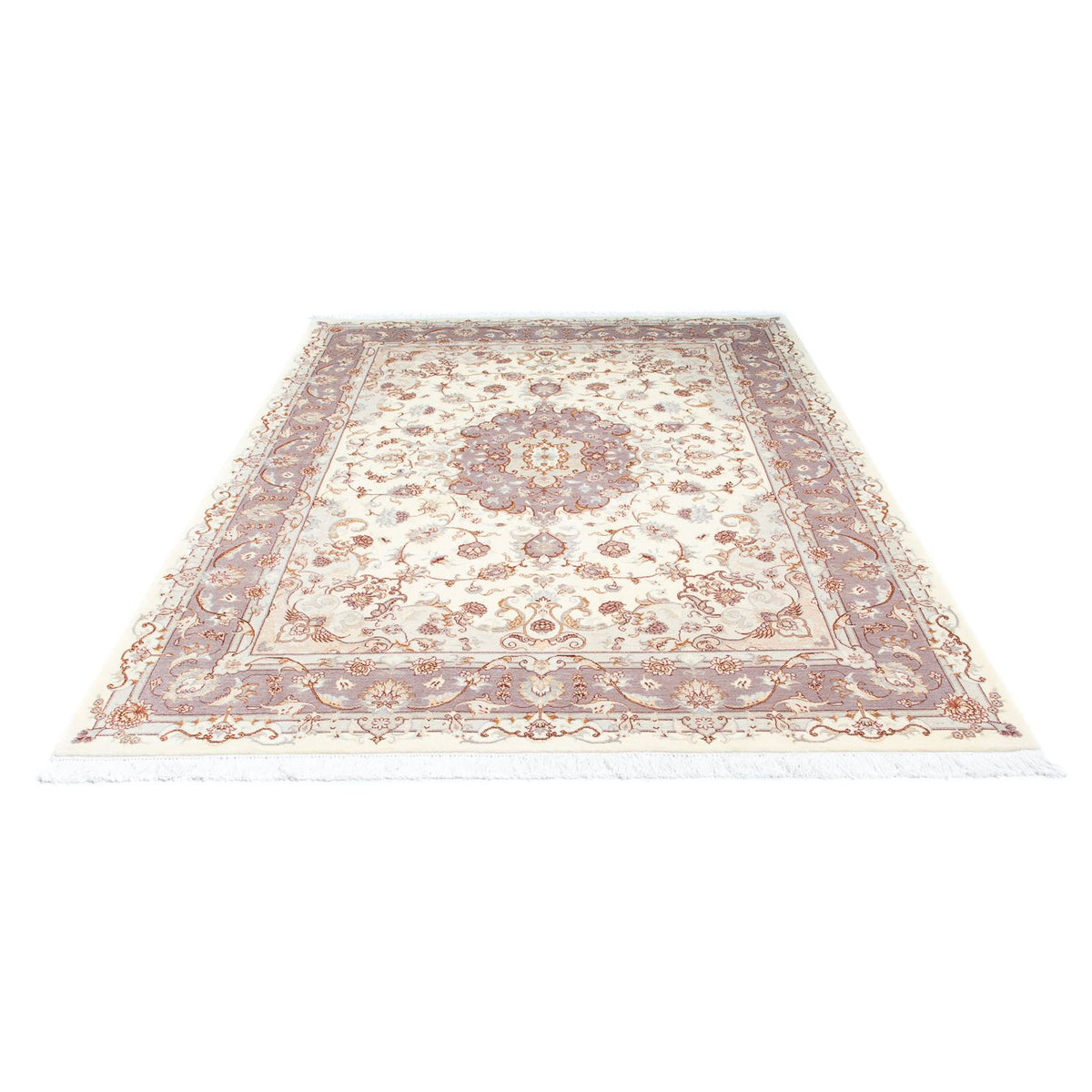 Alfombra Persa - Tabriz - Real - 236 x 169 cm - beige