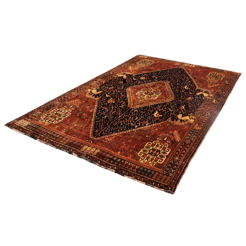 Alfombra persa - Nómada - 241 x 157 cm - azul oscuro