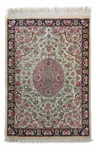 Qom Alfombra 55x77cm - Alfombra persa