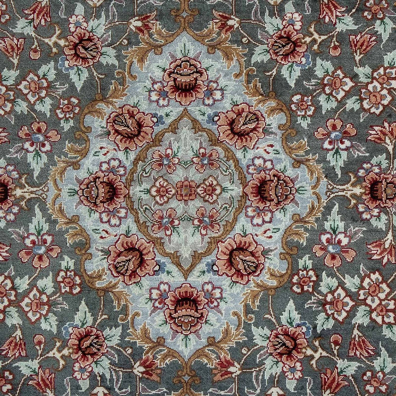 Alfombra persa - Ghom - 77 x 56 cm - multicolor