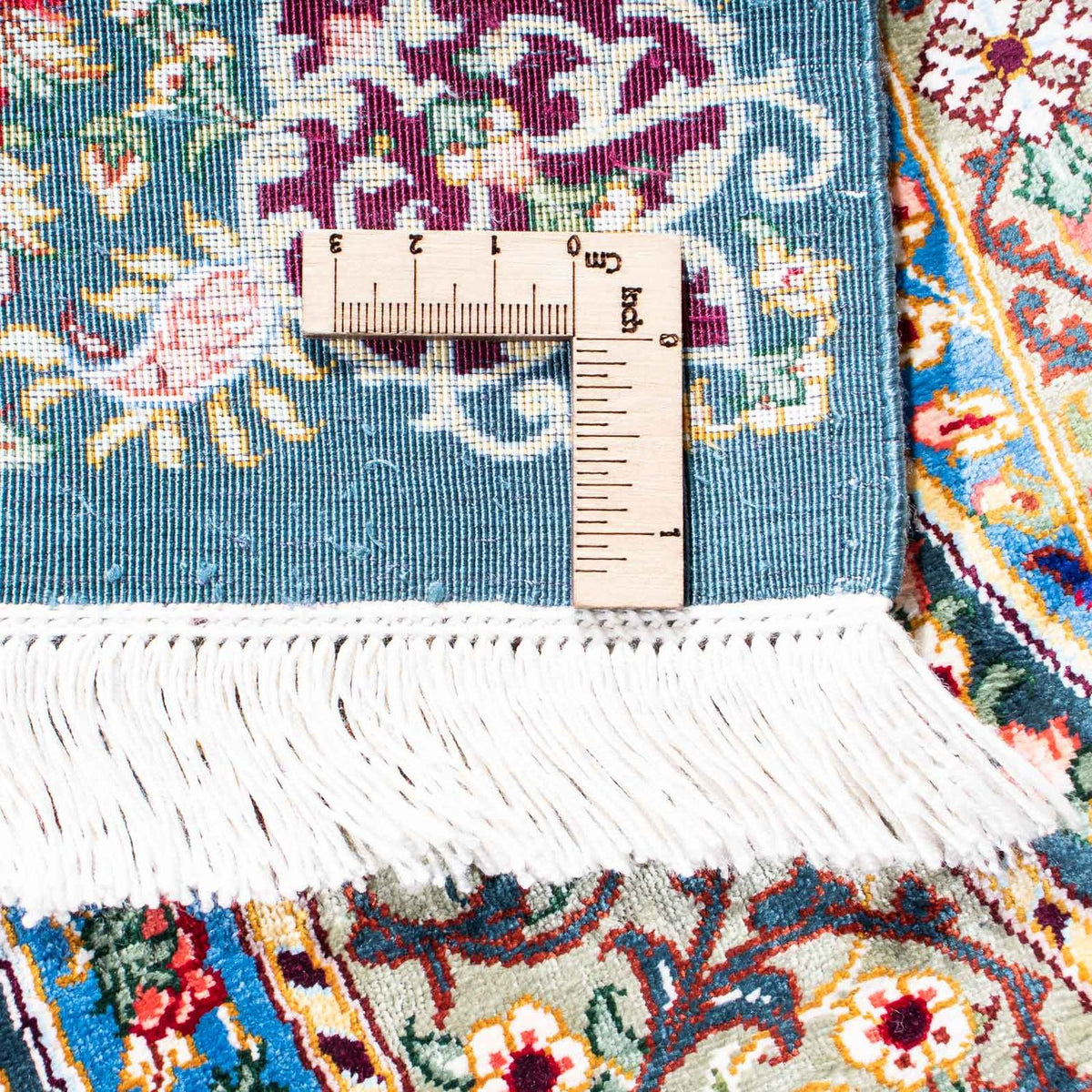 Alfombra persa - Ghom - 118 x 79 cm - multicolor