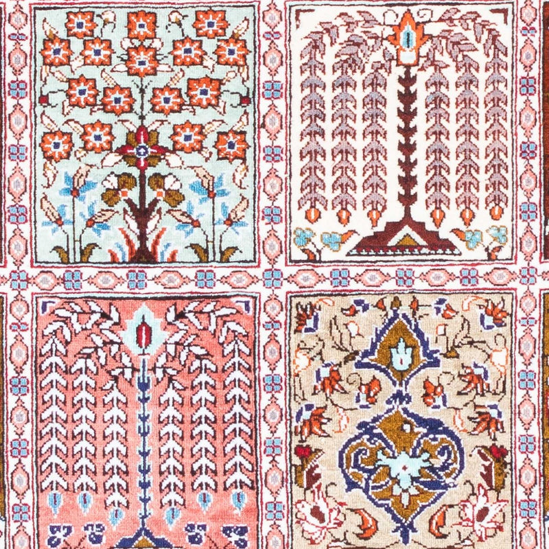 Alfombra persa - Ghom - 122 x 77 cm - multicolor