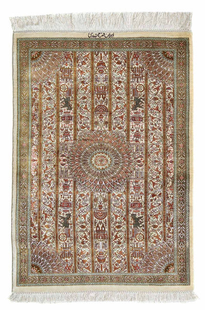 Qom Alfombra 59x90cm - Alfombra persa