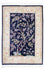 Alfombra persa - Ghom - 119 x 80 cm - azul oscuro
