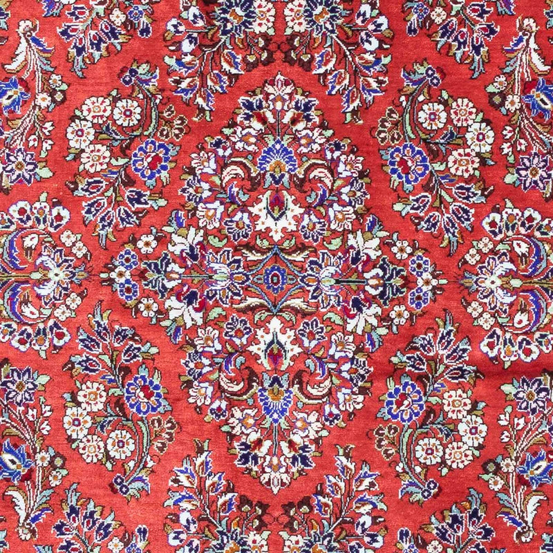 Alfombra persa - Ghom - 134 x 77 cm - rojo