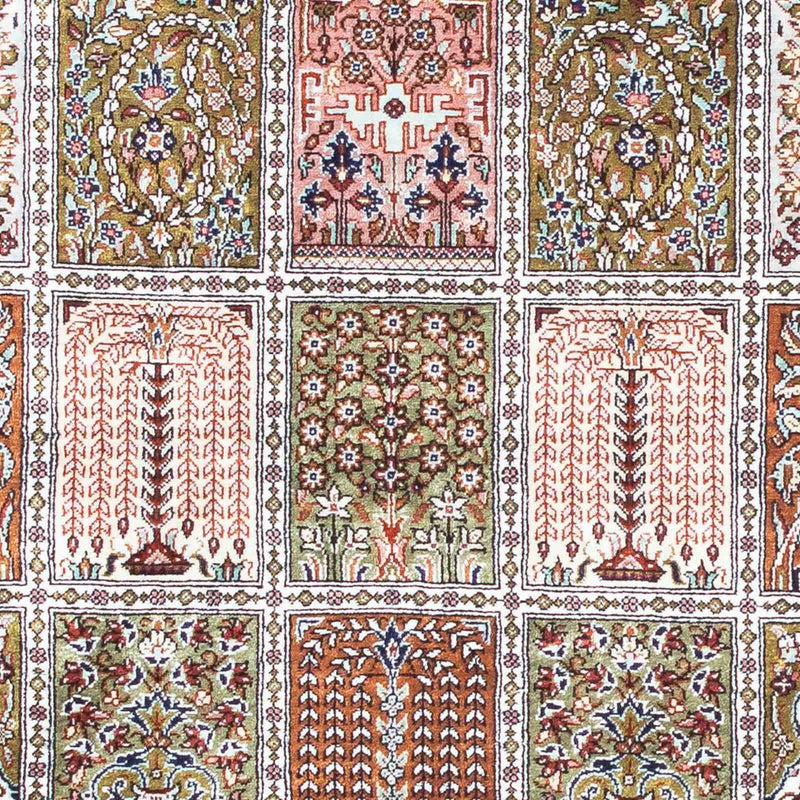 Alfombra persa - Ghom - 124 x 82 cm - multicolor