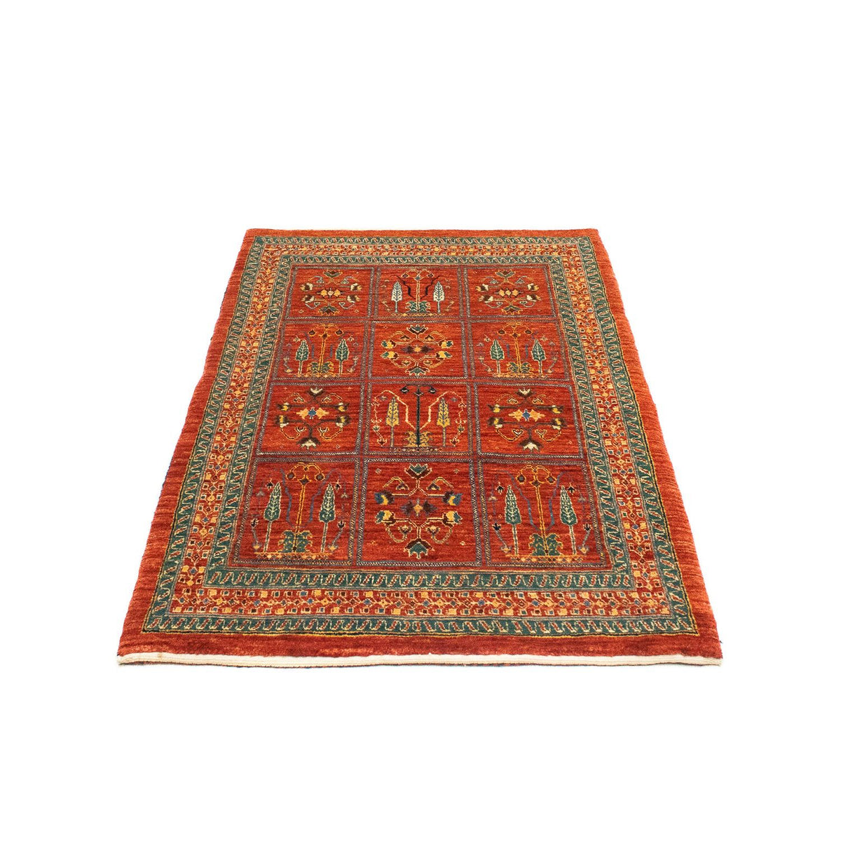 Alfombra Gabbeh - Persa Kashkuli - 134 x 84 cm - rojo oscuro