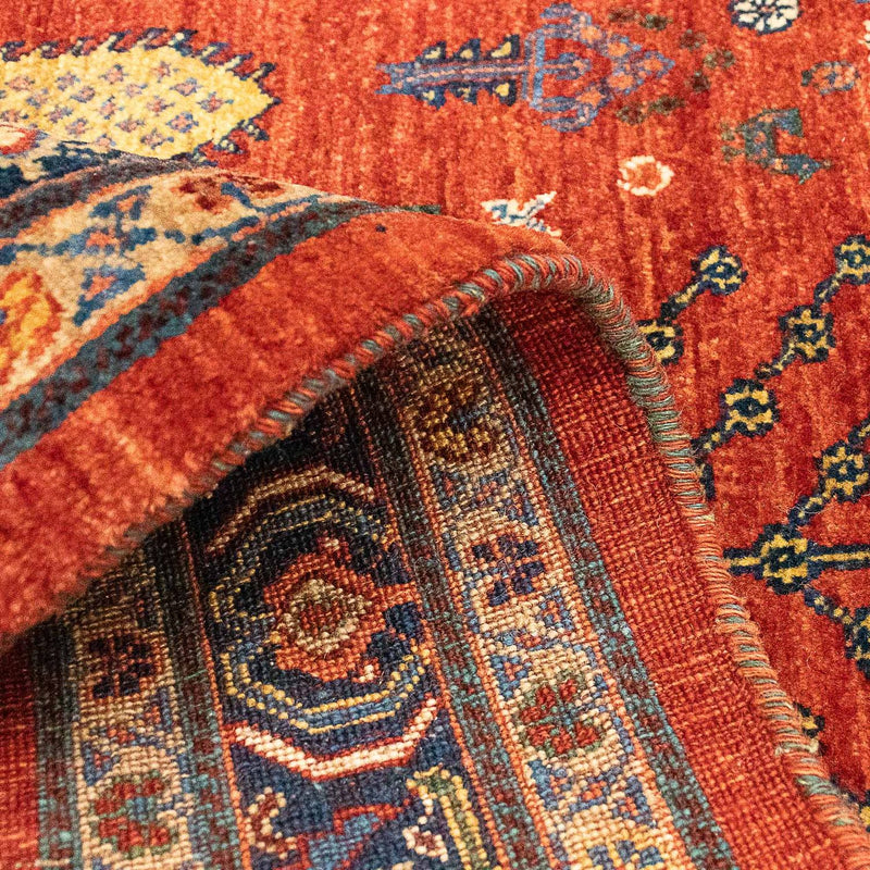 Alfombra Gabbeh - Persa Kashkuli - 120 x 85 cm - rojo oscuro