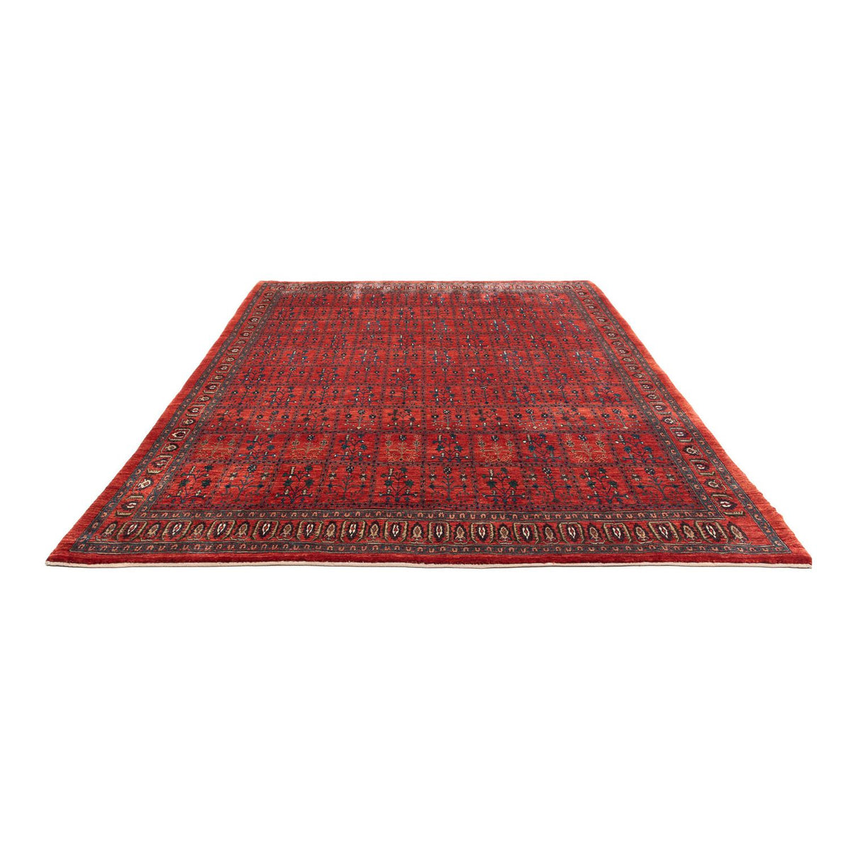 Alfombra Gabbeh - Persa Kashkuli - 345 x 260 cm - rojo oscuro