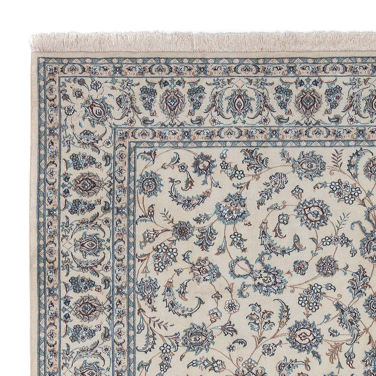 Alfombra Persa - Nain - Real - 300 x 250 cm - plata