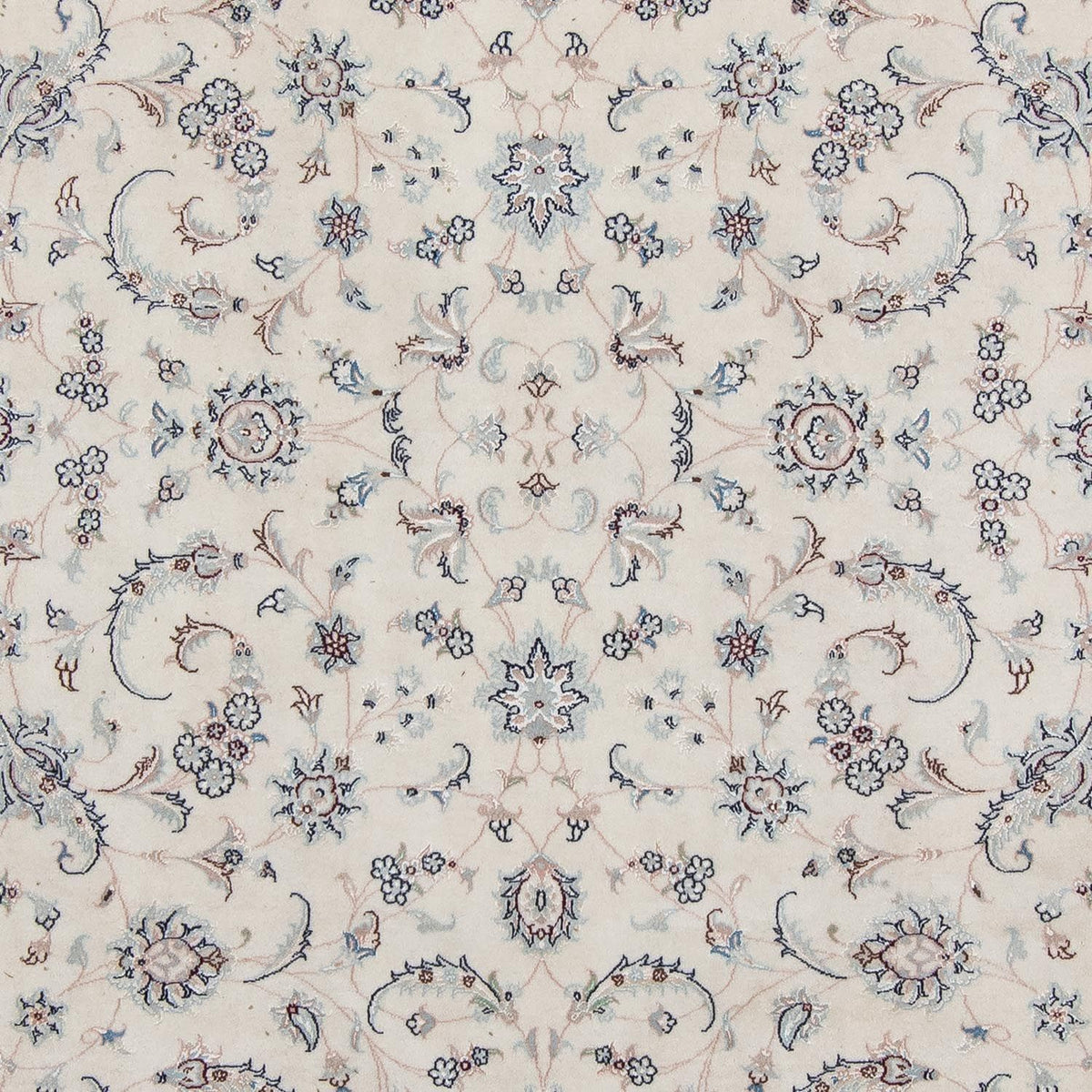 Alfombra Persa - Nain - Real - 298 x 199 cm - plata