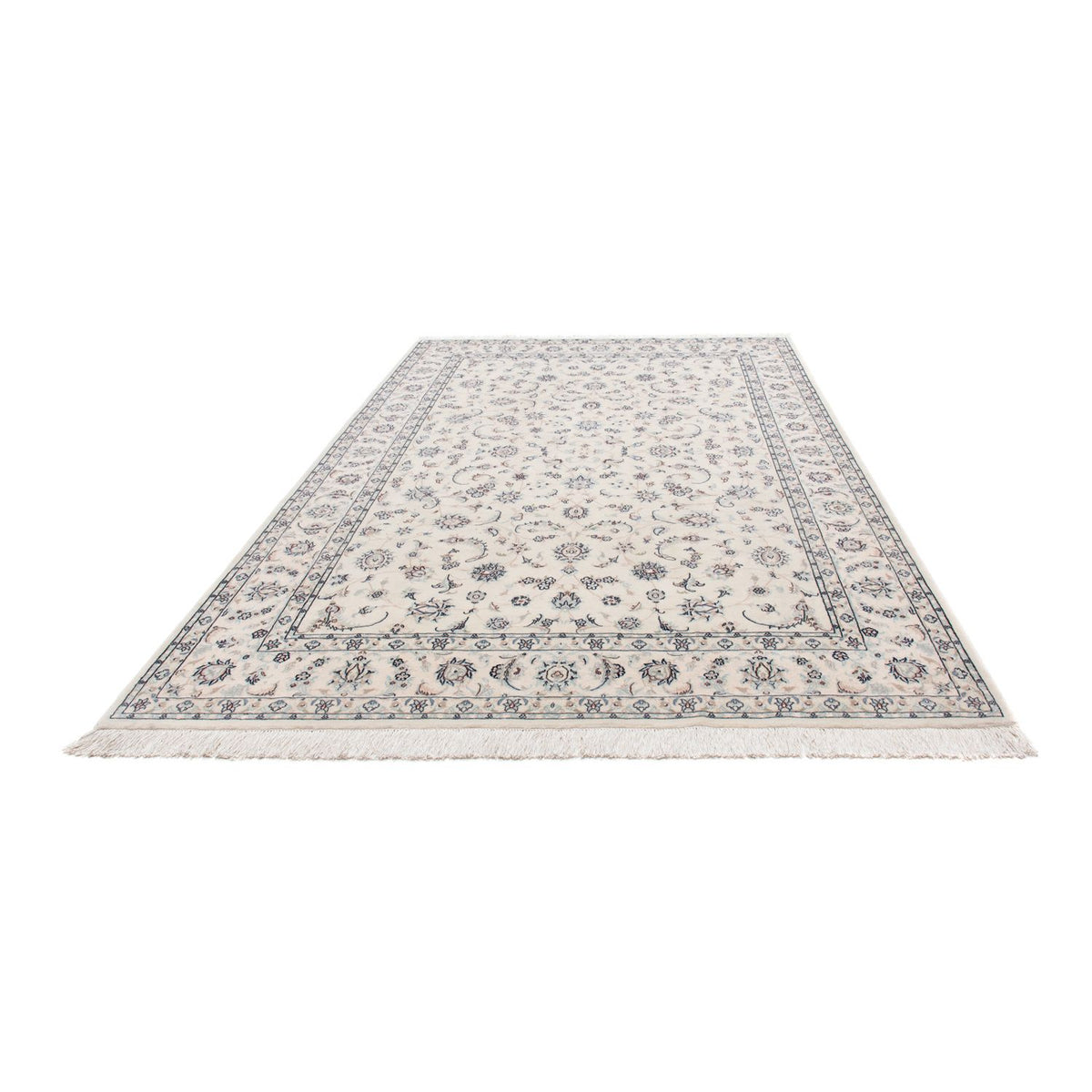 Alfombra Persa - Nain - Real - 298 x 199 cm - plata