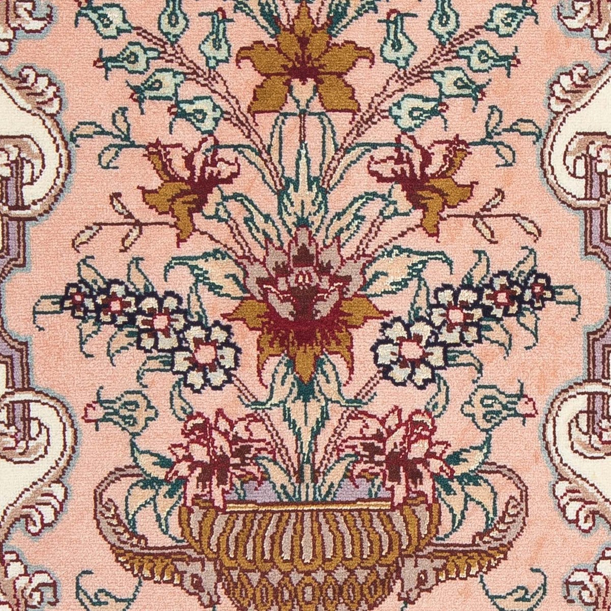 Alfombra Persa - Tabriz - Real - 90 x 60 cm - beige