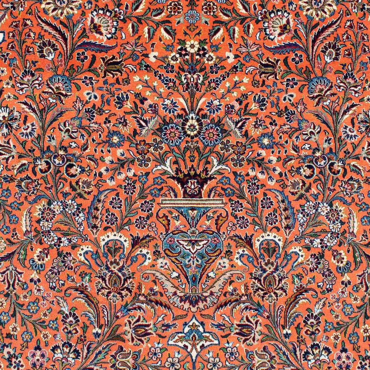 Alfombra persa - Ghom - 219 x 135 cm - óxido