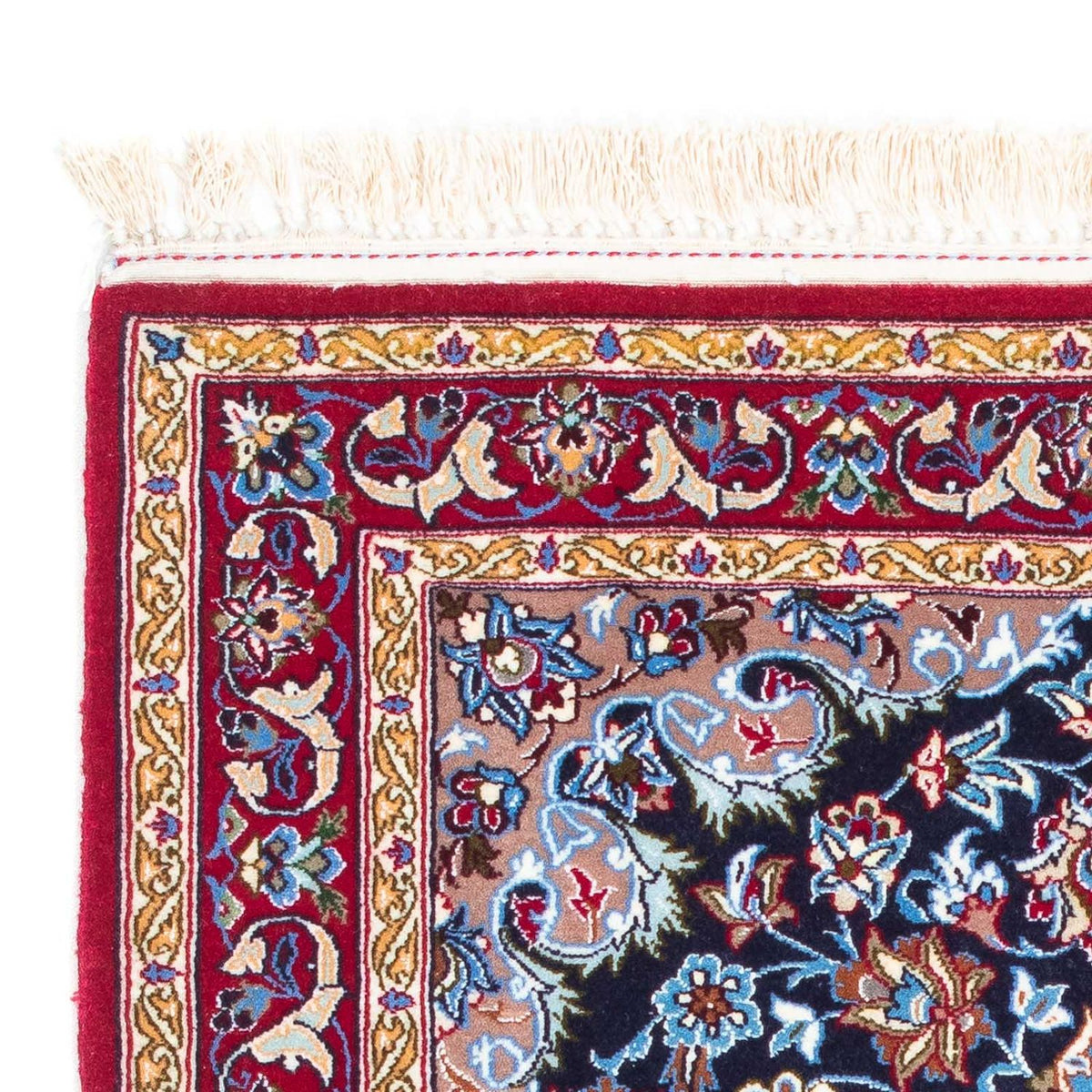 Alfombra Persa - Isfahan - Prima - 104 x 72 cm - azul oscuro