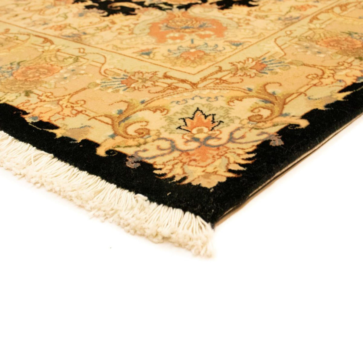 Alfombra Persa - Tabriz - Real - 157 x 101 cm - negro